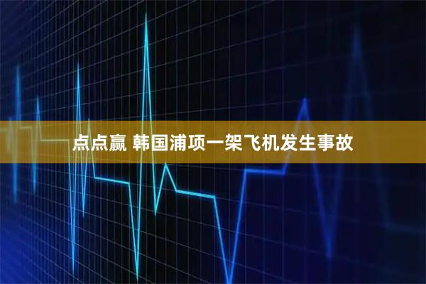 点点赢 韩国浦项一架飞机发生事故