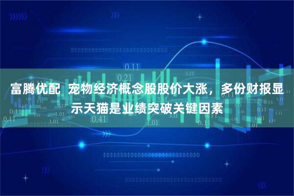 富腾优配  宠物经济概念股股价大涨，多份财报显示天猫是业绩突破关键因素